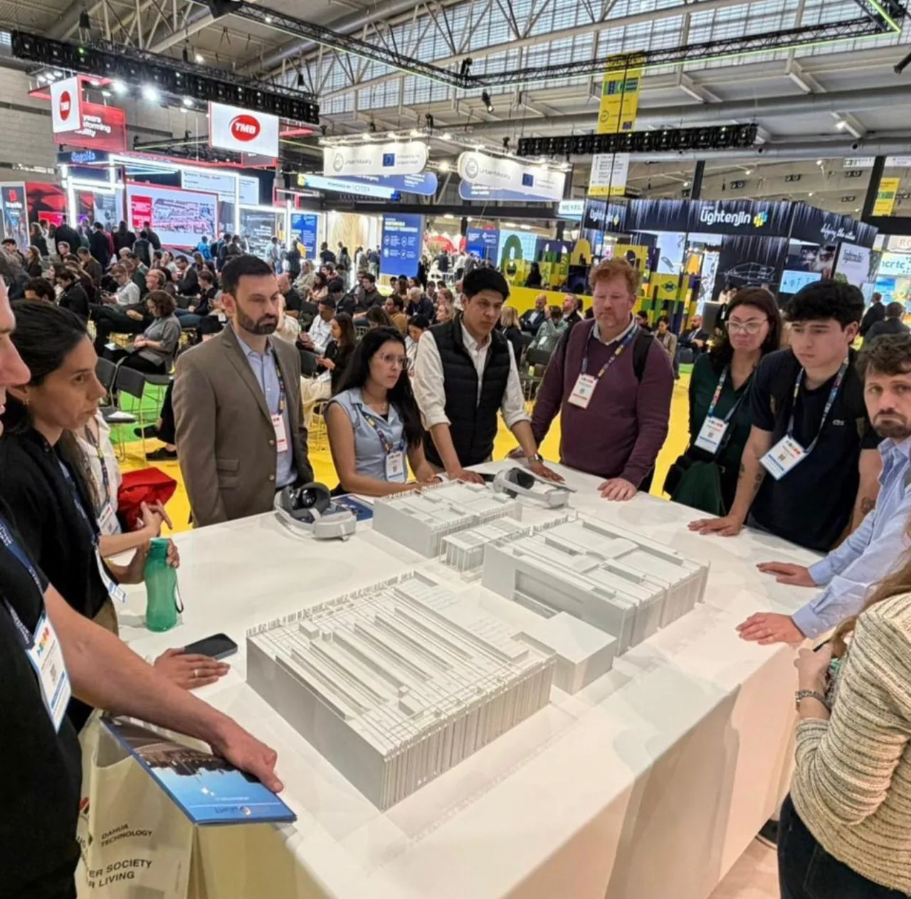 Maqueta urbana en el Smart City Expo · Barcelona