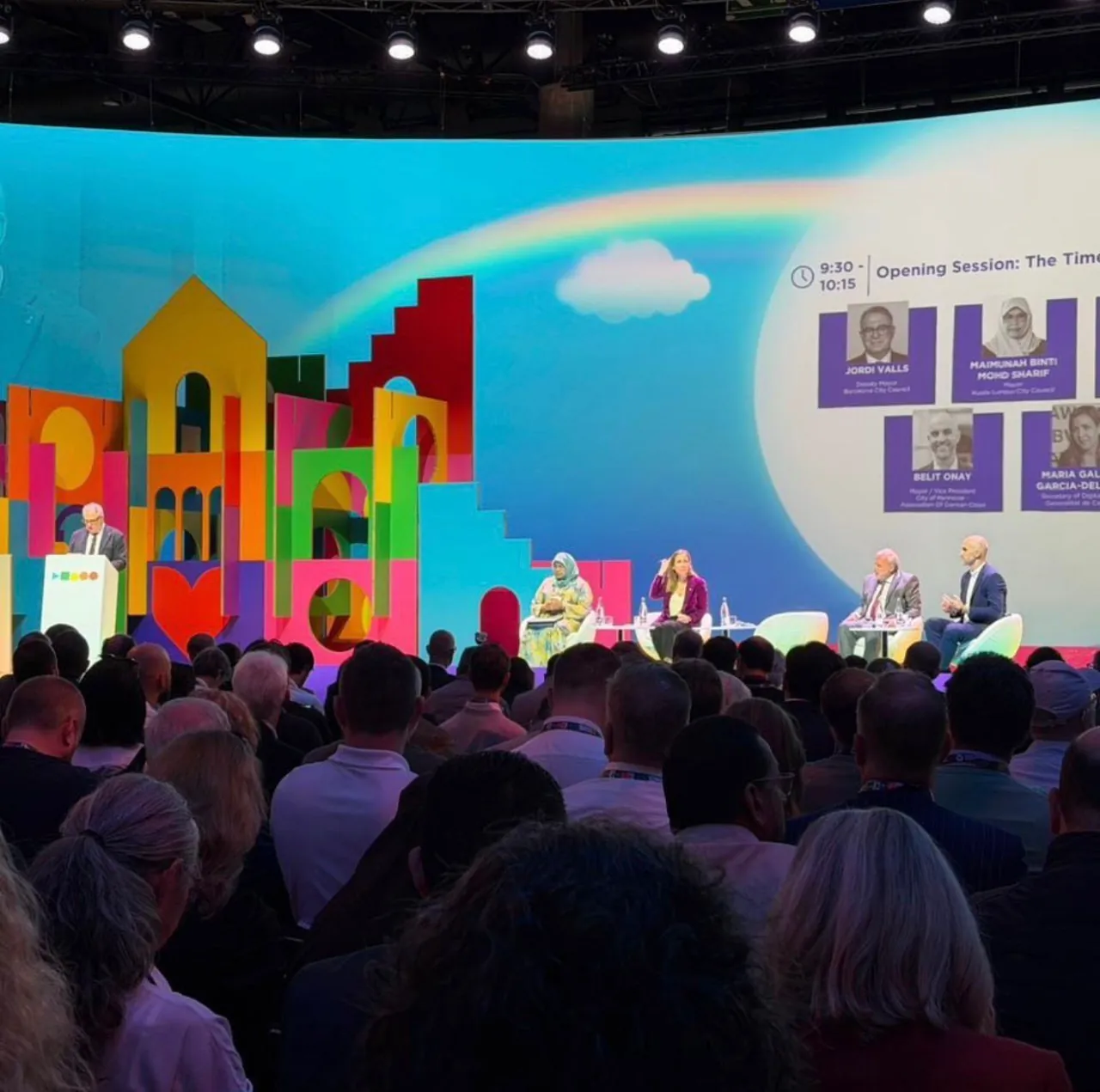 Sesión de apertura del Smart City Expo World Congress