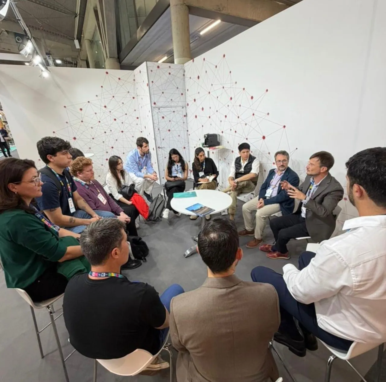 Mesa de trabajo en el Smart City Expo · Barcelona
